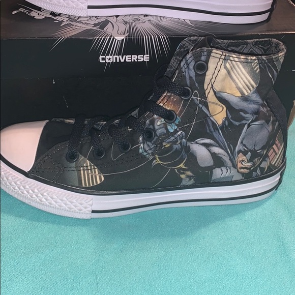 CONVERSE YOUTH BATMAN SHOES - Picture 3 of 11